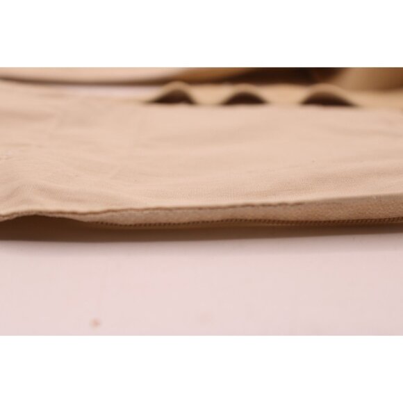 Set 2 Dual Zippered Lightweight Travel Pouch Fanny Pack Belt Bag Khaki Vintage - Picture 6 of 9